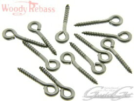 [Woody Rebass(ウッディーリバース)] ステンヒートン [1.6mm×19mm/1.6mm×26mm/1.6mm×31mm] ルアーメイキング用ステンレス製ヒートン