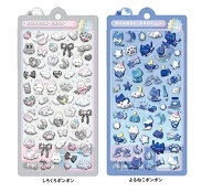 ボンボンドロップシール　　クーリア　よるねこ　シール　　デコシール 　ボンボンシール