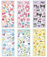 サンリオ サンリオキャラクターズ もちぷにゅ～ステッカー　サンリオ　シール　もちもちシール