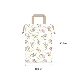 ちいかわ　シューズバッグ　 シューズケース 　上履き入れ 　シューズ巾着 巾着袋 運動靴入れ キッズ 子供 靴入れ】ちいかわ巾着シューズバッグ