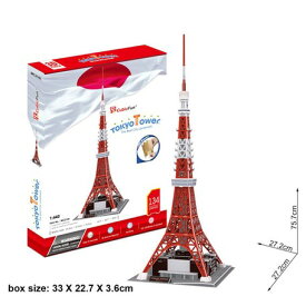 3Dクラフトパズル 東京タワー