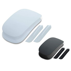 [お得 35%もオフ 2個セット] ECBB マウスグリップ & マウスカバー【パーフェクトセット】Mac Apple マジックマウス Magic Mouse 必須 マウスサポート マック アップル ワイヤレスマウス マウスアクセサリー マウスカバー シリコンカバー 高品質シリコン 金属アレルギー