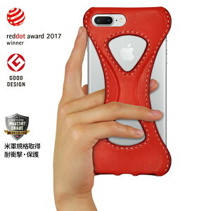 �yPalmo GL�ziPhone8Plus / iPhone7Plus �J�o�[ Red ( �p���� �� ) �C�^���A �{�v ���{�l�E�l 100% ��D�� �n���h���C�h 2017�N�x ���b�h�h�b�g�E�f�U�C���� ( red dot design award ) �O�b�h�f�U�C���܎�� Qi ���C