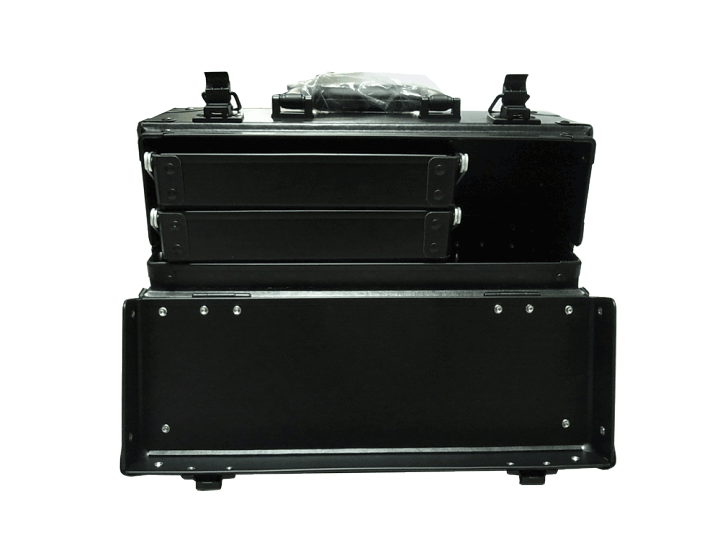 楽天市場】スライド2段トレー 瓶立てスペース有り メイク