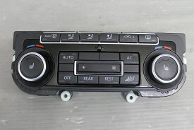 VW シャラン TSI コンフォートライン ブルーモーションテクノロジ 右ハンドル(7NCAV 7N) 純正 フロント エアコンスイッチパネル 5K0 907 044 G p046749 中古20240502