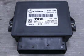 ルノー メガーヌ エステート GTライン (KZM4R) 純正 破損無 電動パーキングブレーキ 制御ユニット EPB ECU 285F21523R p062035 中古20260414
