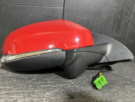 ボルボ V40 (B4164T) 純正 破損無 動作保証 右ドアミラー ウィンカー カメラ 電格14P+2P 14ピン+2ピン 赤系 p062018 中古20260414
