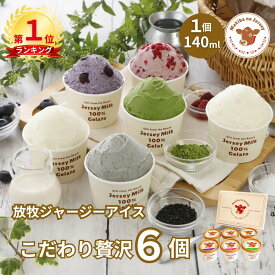 【P2倍！11日まで】【NHK72時間でご紹介】 父の日 ギフト 父の日ギフト アイス アイスクリーム 2026 送料無料 取り寄せ お取り寄せ プレゼント 箱 誕生日 贈り物 業務用 高級 食品 牧場 まきばのジャージー こだわりの贅沢 6個 セット