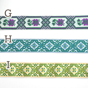 3cm幅 ウクライナ刺繍リボン 東欧北欧柄チロルテープ フラワーテープ 刺繍テープ 伝統工芸刺繍柄 チロリアンテープフラワー 営業日即日発送【ワールデザインmakiras】