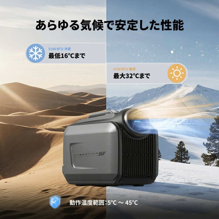 楽天市場】CYBERTAKE S2 Pro ポータブルエアコン 冷温風機 スポット 