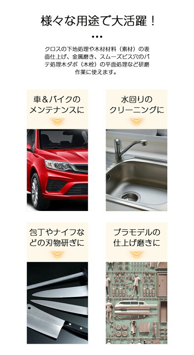 楽天市場 マラソン限定p5倍 9種36枚 セット 紙ヤスリ 耐水ペーパー サンドペーパー かみやすり 鏡面磨き 金属 車補修 精密仕上げ ジュエリー研磨用 中目 細目 極細目 プラモデル用 送料無料 プレゼント ギフト 母の日 オンリーワンギフト楽天市場店