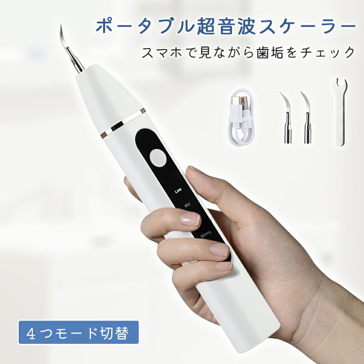 楽天市場】超音波スケーラー ポータブル 家庭用 ジェットウォッシャー 
