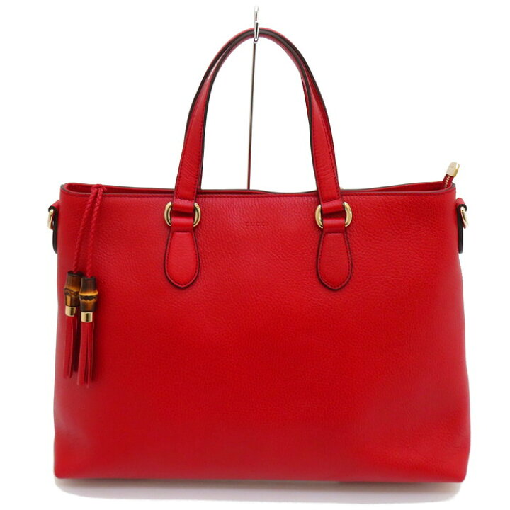 楽天市場】【GUCCI/グッチ】 449643 2WAY トートバッグ レザー レッド 
