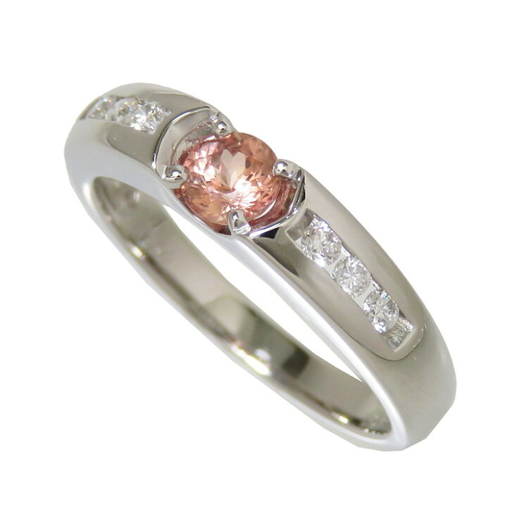楽天市場】12号 パパラチアサファイア 0.339ct ダイヤモンド 計0.12ct 