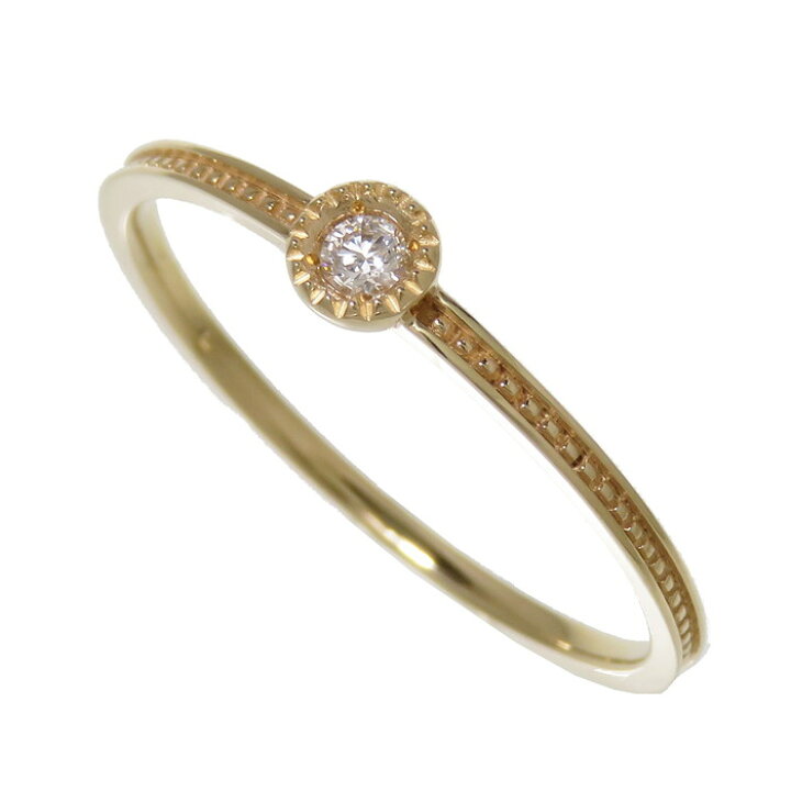 楽天市場】11号【ete/エテ】 ダイヤモンド 0.03ct リング・指輪 K10 