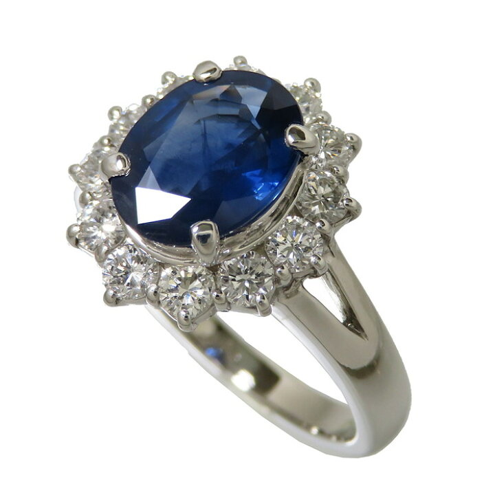 楽天市場】11.5号 サファイア 1.85ct ダイヤモンド 計0.71ct リング 