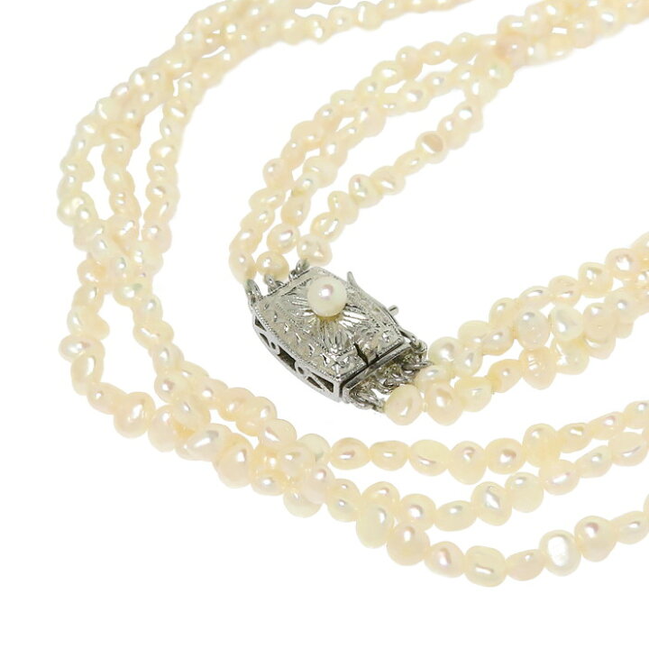 楽天市場】最終特価品【TASAKI/タサキ】 淡水パール 3連 淡水真珠 