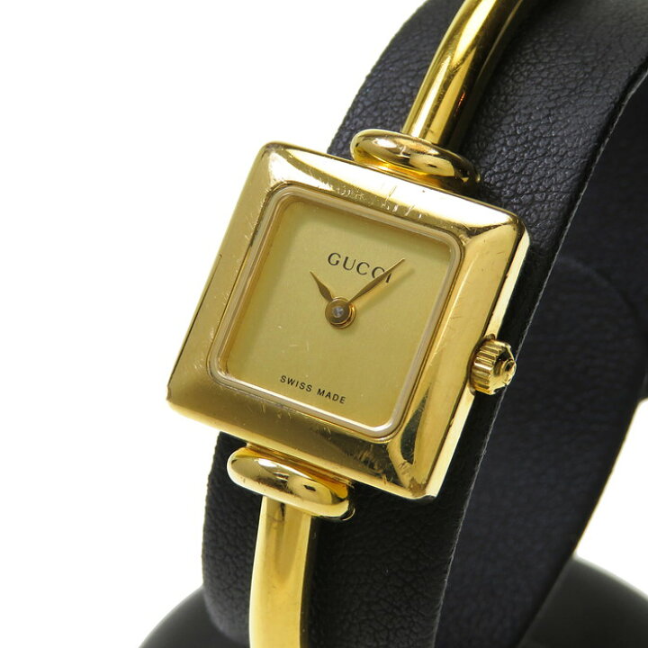 楽天市場】【GUCCI/グッチ】 1900L バングルウォッチ スクエア 腕時計  