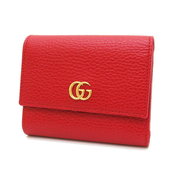 楽天市場】【GUCCI/グッチ】 546584 GGマーモント 三つ折り財布 レザー  