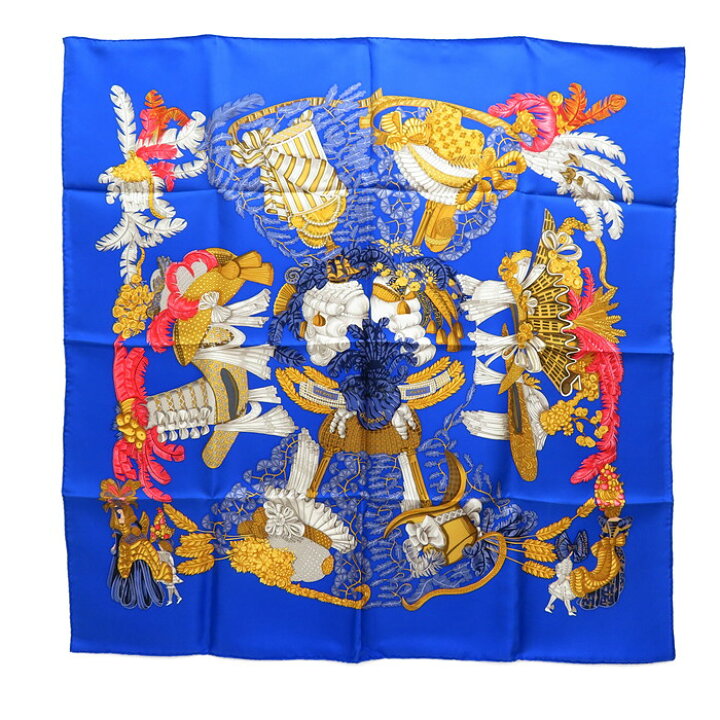 楽天市場】【HERMES/エルメス】 カレ90 「chapeau/脱帽」 スカーフ 