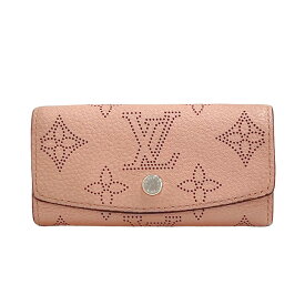 ★★最終特価品【LOUIS VUITTON/ルイ・ヴィトン】 ミュルティクレ4 モノグラム マヒナ M64056 キーケース レザー マグノリア ユニセックス【中古】【真子質店】【GD】【IDx】