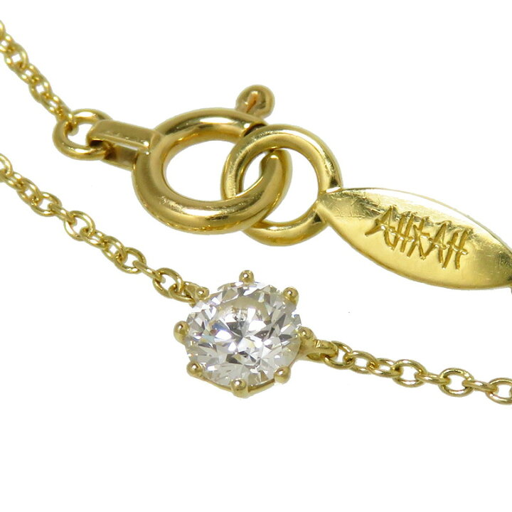 楽天市場】【AHKAH/アーカー】 ダイヤモンド 0.15ct ネックレス 