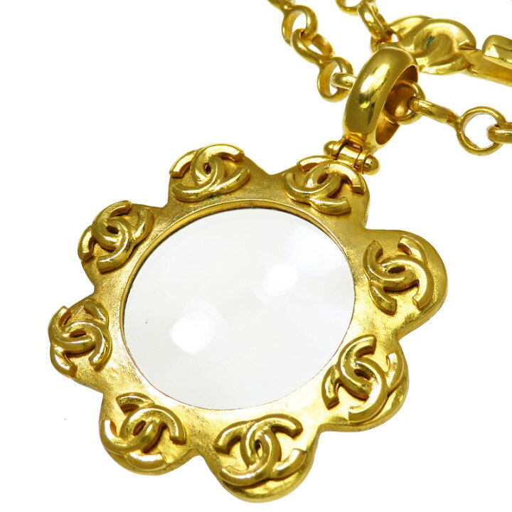 CHANEL/シャネル】 ココマーク ルーペ ロング ネックレス GP 103.5g 