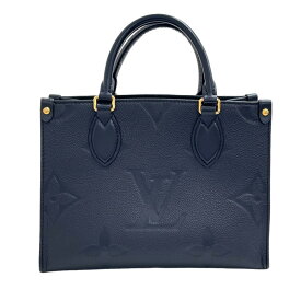 【LOUIS VUITTON/ルイ・ヴィトン】 オンザゴーPM モノグラム M45653 ハンドバッグ モノグラムアンプラント ノワール レディース【中古】【真子質店】【BL】【TYMoI】