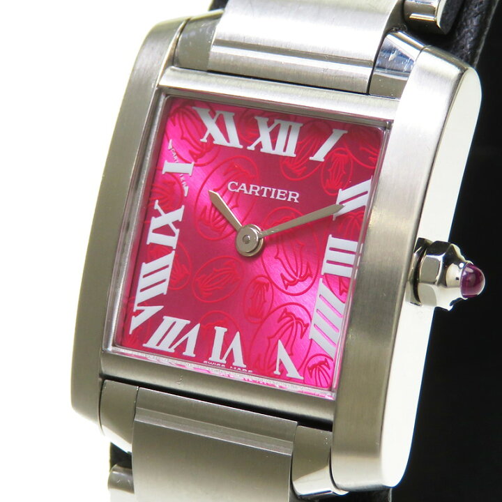 楽天市場】【CARTIER/カルティエ】 タンクフランセーズSM ラズベリー  