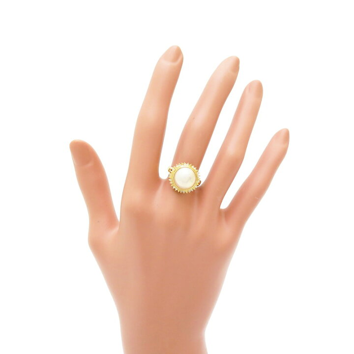 楽天市場】11.5号 マベ真珠 10.3mm ダイヤモンド 計0.14ct リング 