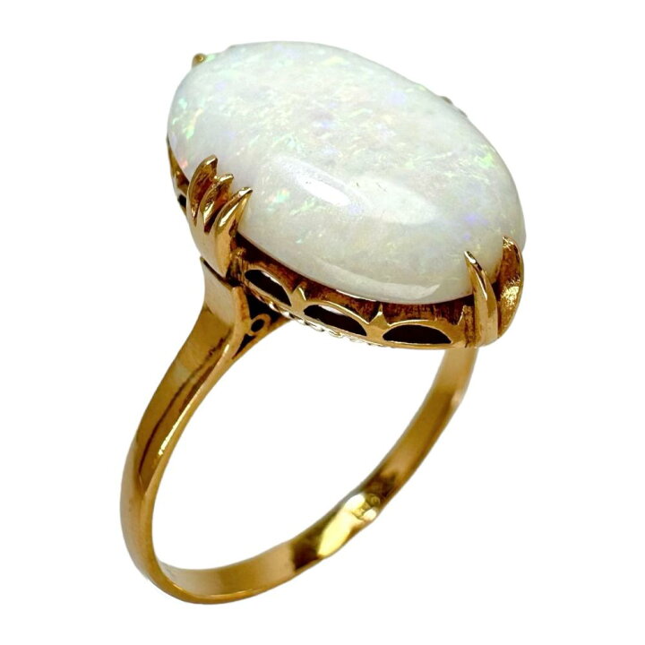 楽天市場】16号 オパール リング・指輪 K18ゴールド 18金 3.7g  