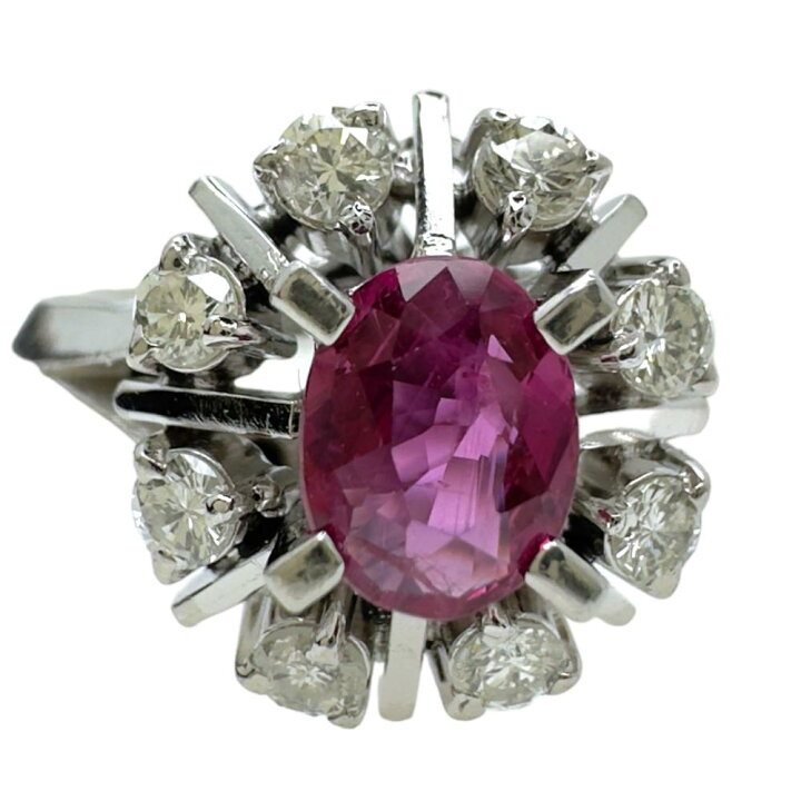 楽天市場】9号 ルビー 0.46ct ダイヤモンド 計0.25ct リング・指輪 