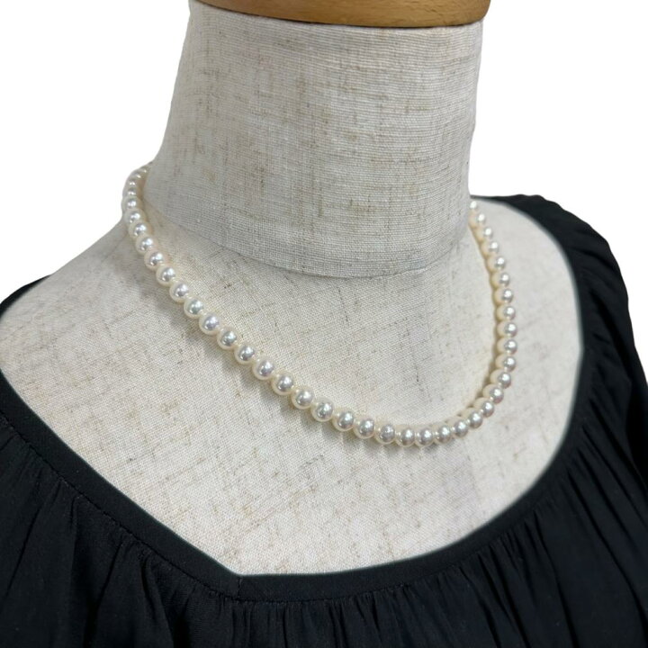 楽天市場】最終特価品【TASAKI/タサキ】 アコヤ真珠/パール6.4〜6.8mm  