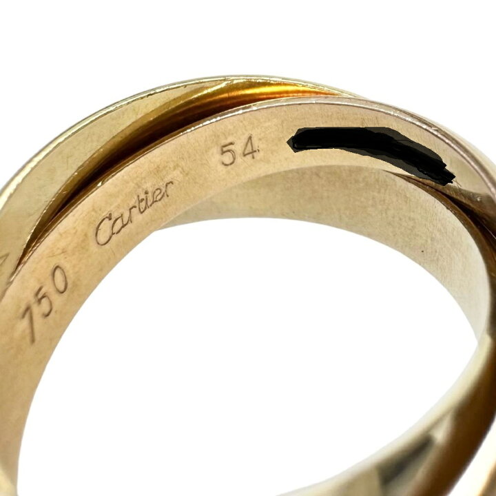 楽天市場】14号【CARTIER/カルティエ】 リング・指輪 トリニティ K18YG 