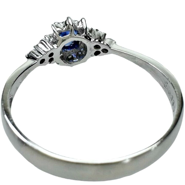 楽天市場】16号 サファイア 0.33ct ダイヤモンド 0.11ct リング・指輪 