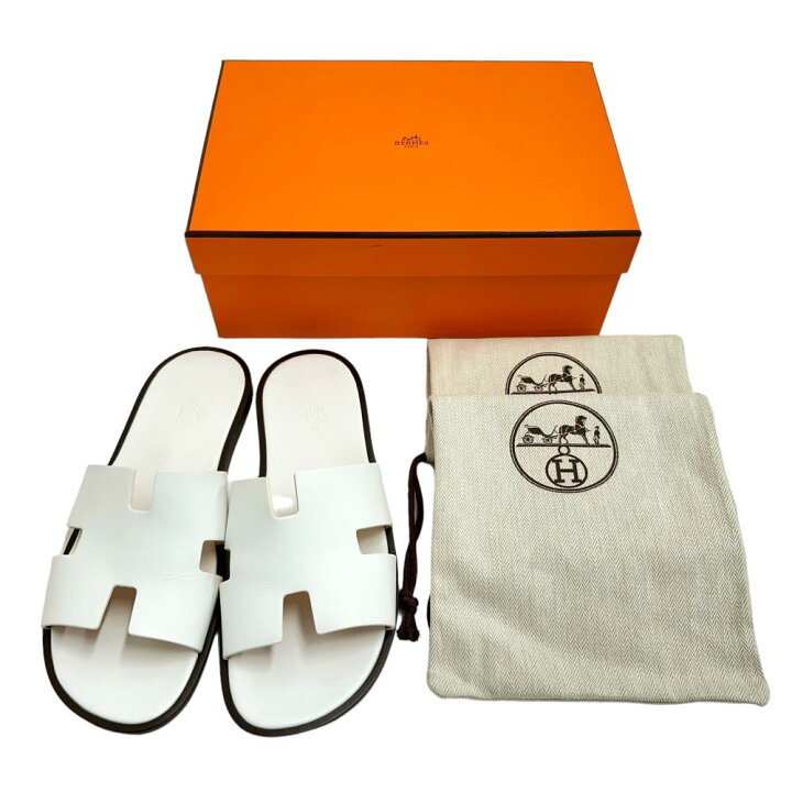 楽天市場】【HERMES/エルメス】 Hロゴ イズミール フラット サンダル 