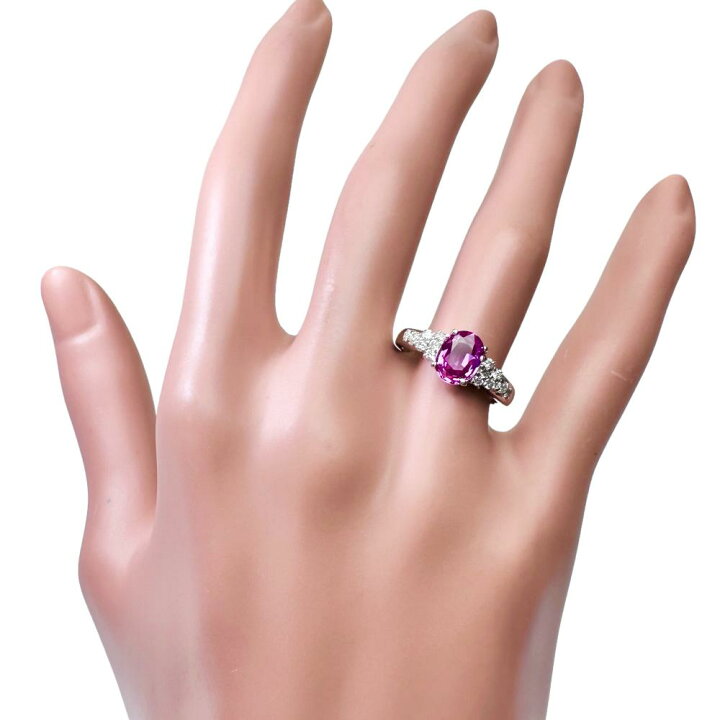 楽天市場】11号 ピンクサファイア(通常加熱) 1.43ct ダイヤモンド 計 