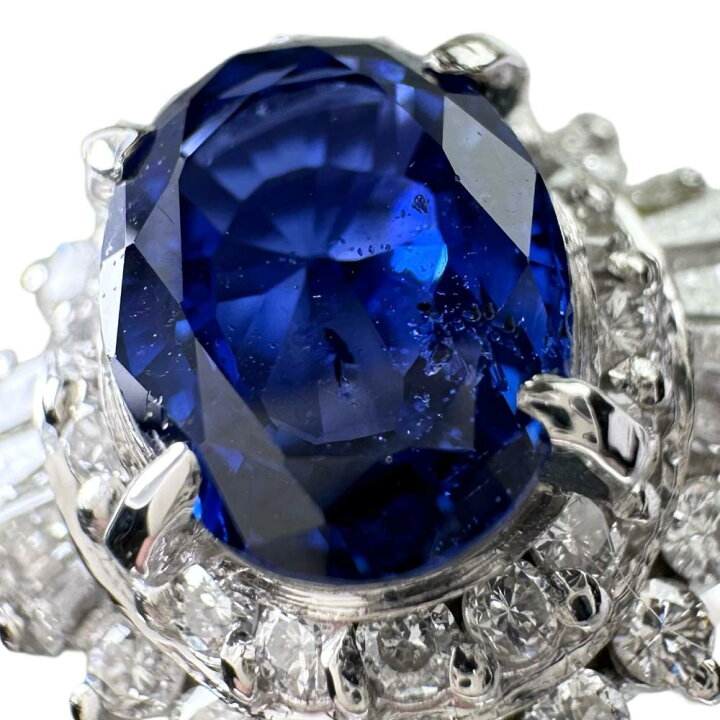 楽天市場】13号 非加熱サファイア 2.09ct ダイヤモンド 0.72ct リング 