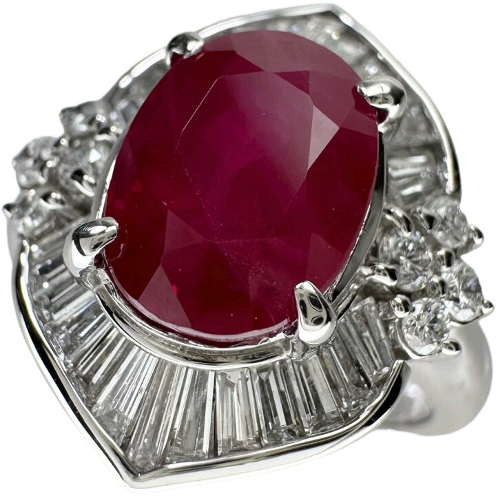 楽天市場】最終特価品 10.5号 ビルマ産ピジョンブラッドルビー 3.07ct  