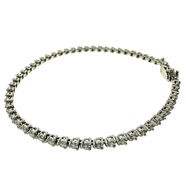 楽天市場】テニスデザイン ダイヤモンド 計2.00ct ブレスレット