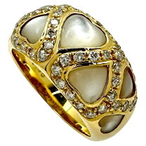 最終特価品 11.5号 エメラルド 0.22ct ダイヤモンド 計0.53ct リング 