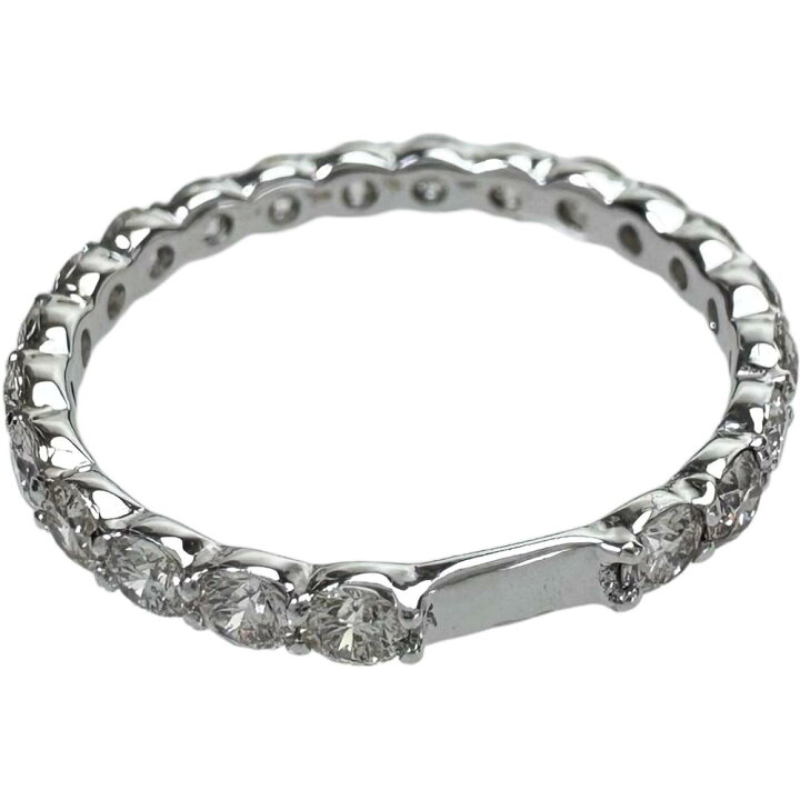 楽天市場】10号 エタニティ ダイヤモンド 計1.00ct リング・指輪 K18WG 