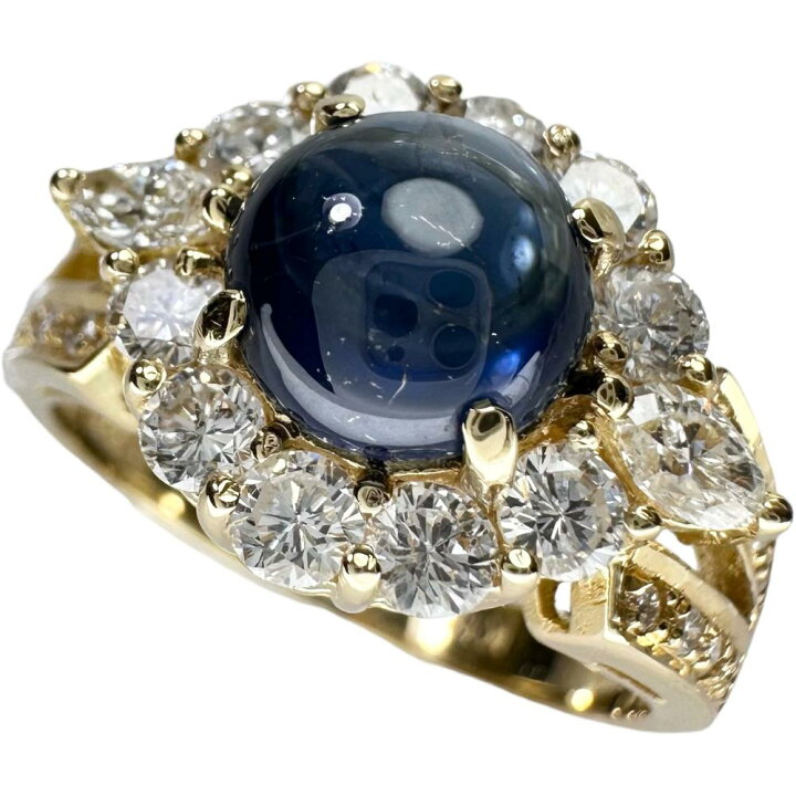 楽天市場】14号 カボションカットサファイア 2.26ct ダイヤモンド 0.99 