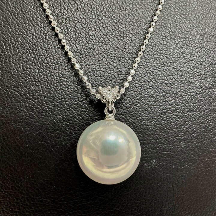 楽天市場】マベパール/マベ真珠 12.4mm ダイヤモンド 計0.03ct  