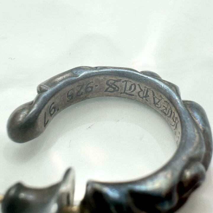楽天市場】【CHROME HEARTS/クロムハーツ】 ピアス スクロールフープ