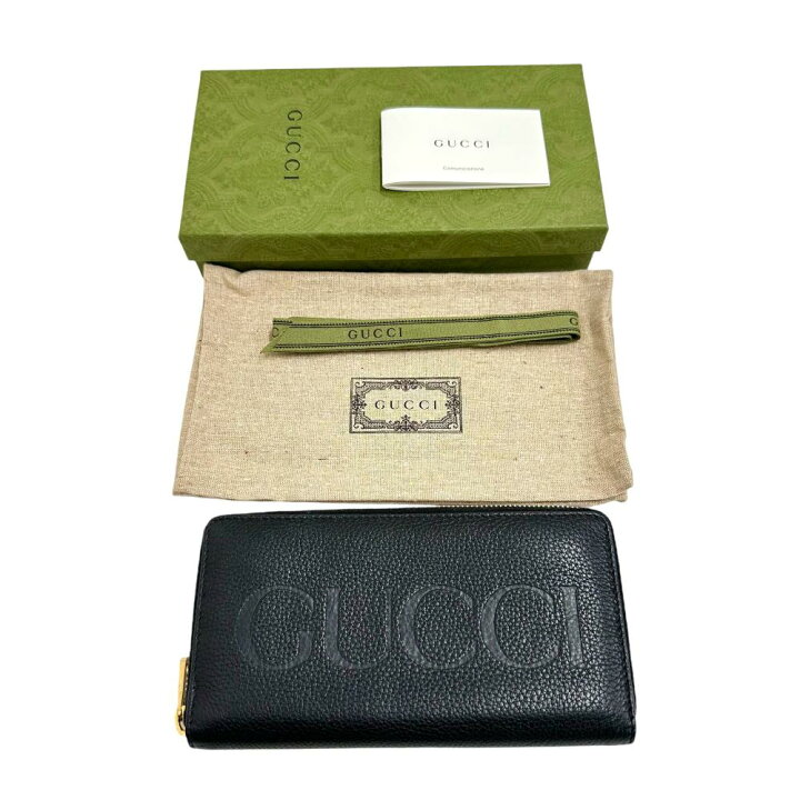 楽天市場】【GUCCI/グッチ】 658691 ロゴ ジップアラウンドウォレット 