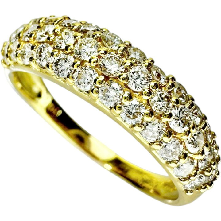 15-5】K18 始め ダイヤモンド0.08ct 0.57ct 指輪 12号【菊地質店】
