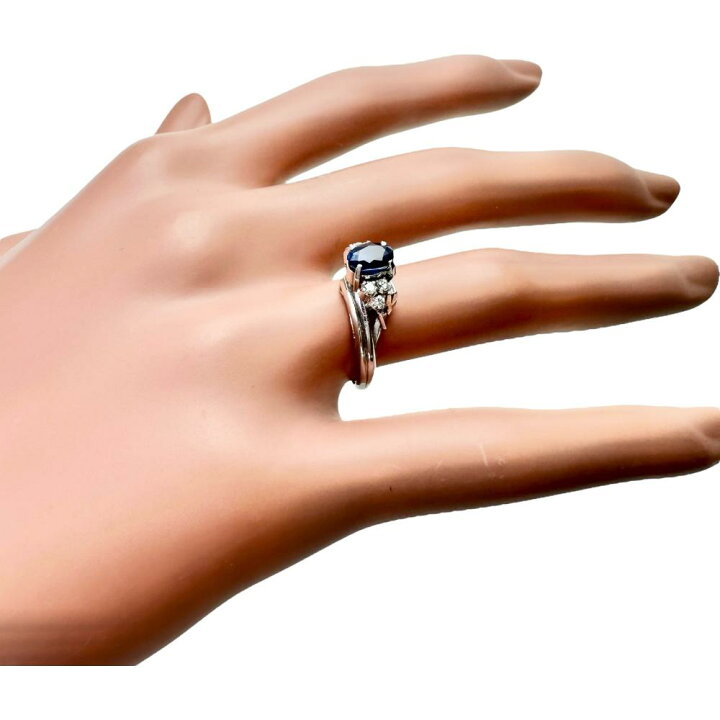 楽天市場】11号 カンボジア産非加熱サファイア 0.89ct ダイヤモンド 