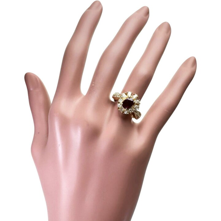 楽天市場】12.5号 ルビー 1.07ct ダイヤモンド 計0.90ct リング・指輪 