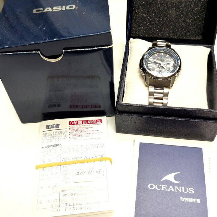楽天市場】最終特価品【CASIO/カシオ】 オシアナス OCW-M700 腕時計 